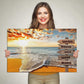 Beach Sunrise Customized Canvas With Multi Names