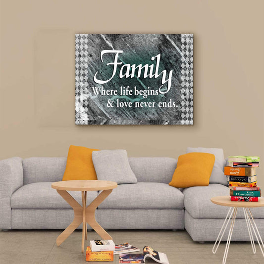 Family Is Everything Canvas Wall Art