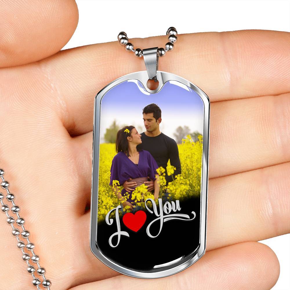 Personalized Photo Necklace For Your Loved One