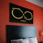 Custom Golden Infinity Love Canvas