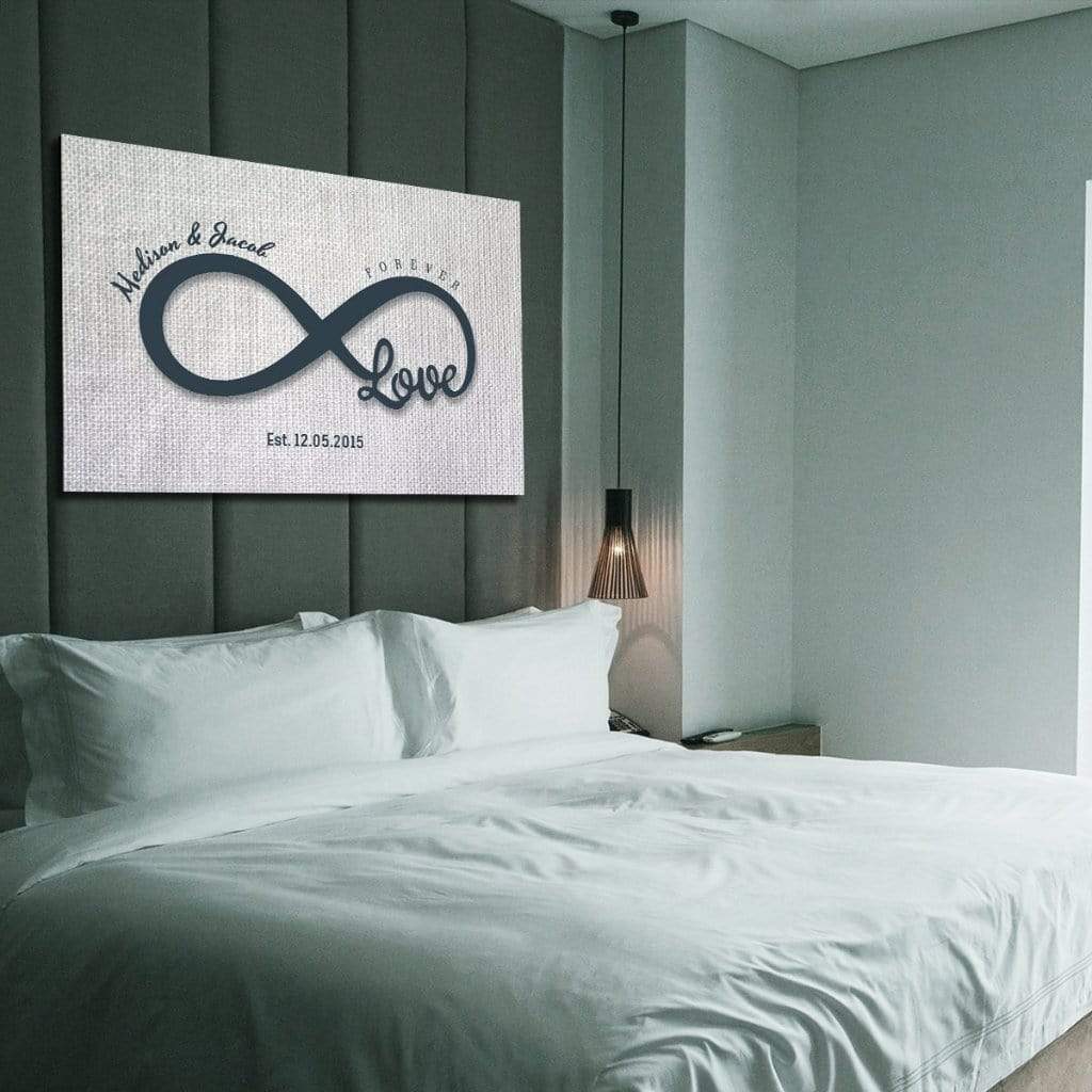 Love Infinity Custom Canvas Wall Art