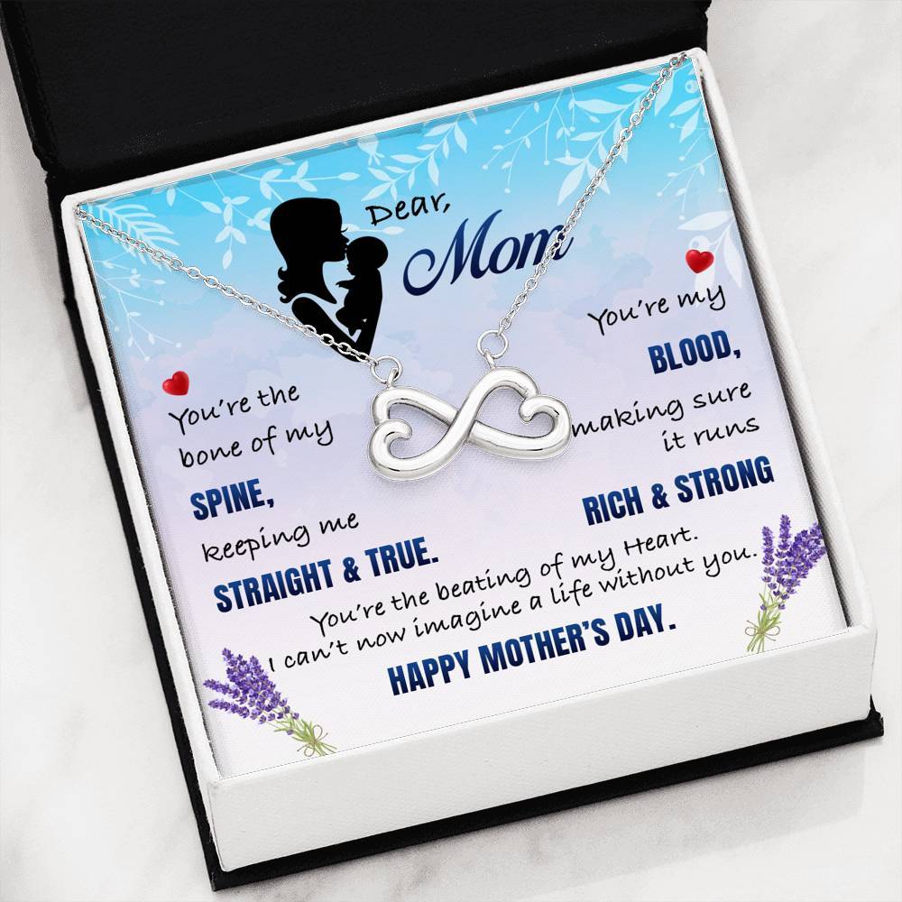 Dear Mom, I can't now imagine my life without you Custom Pendant