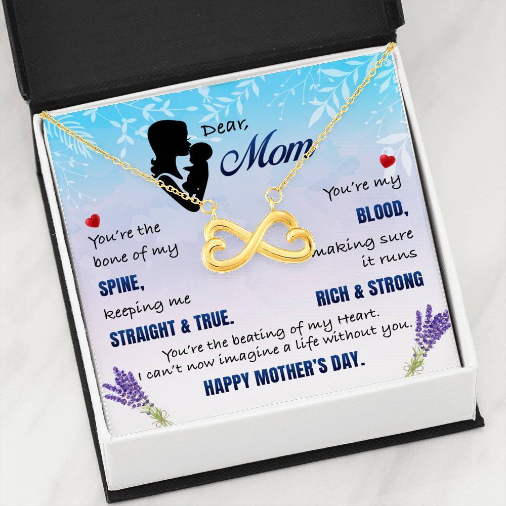Dear Mom, I can't now imagine my life without you Custom Pendant