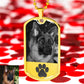 Dog Image Military Chain Necklace For Pet Lover