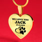 Heart Shape Dog Necklace