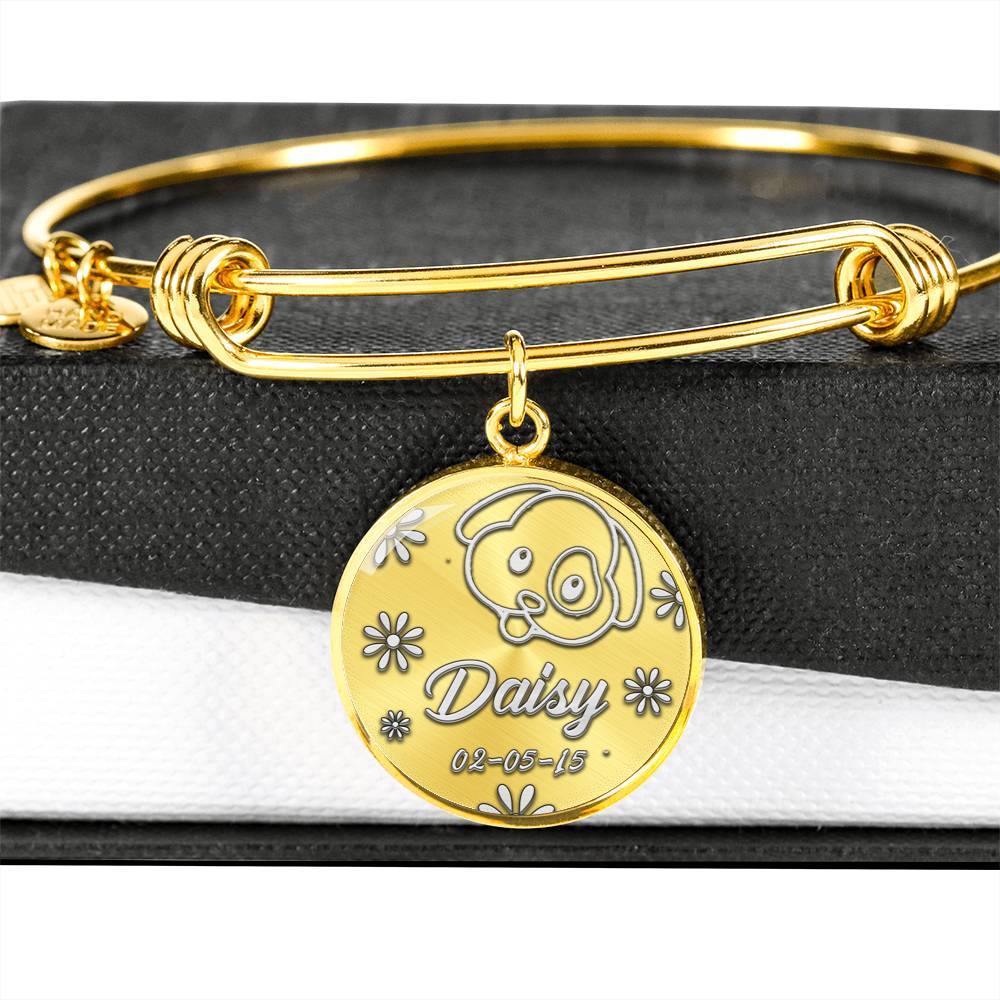 Pet Memorial Silver Bracelet