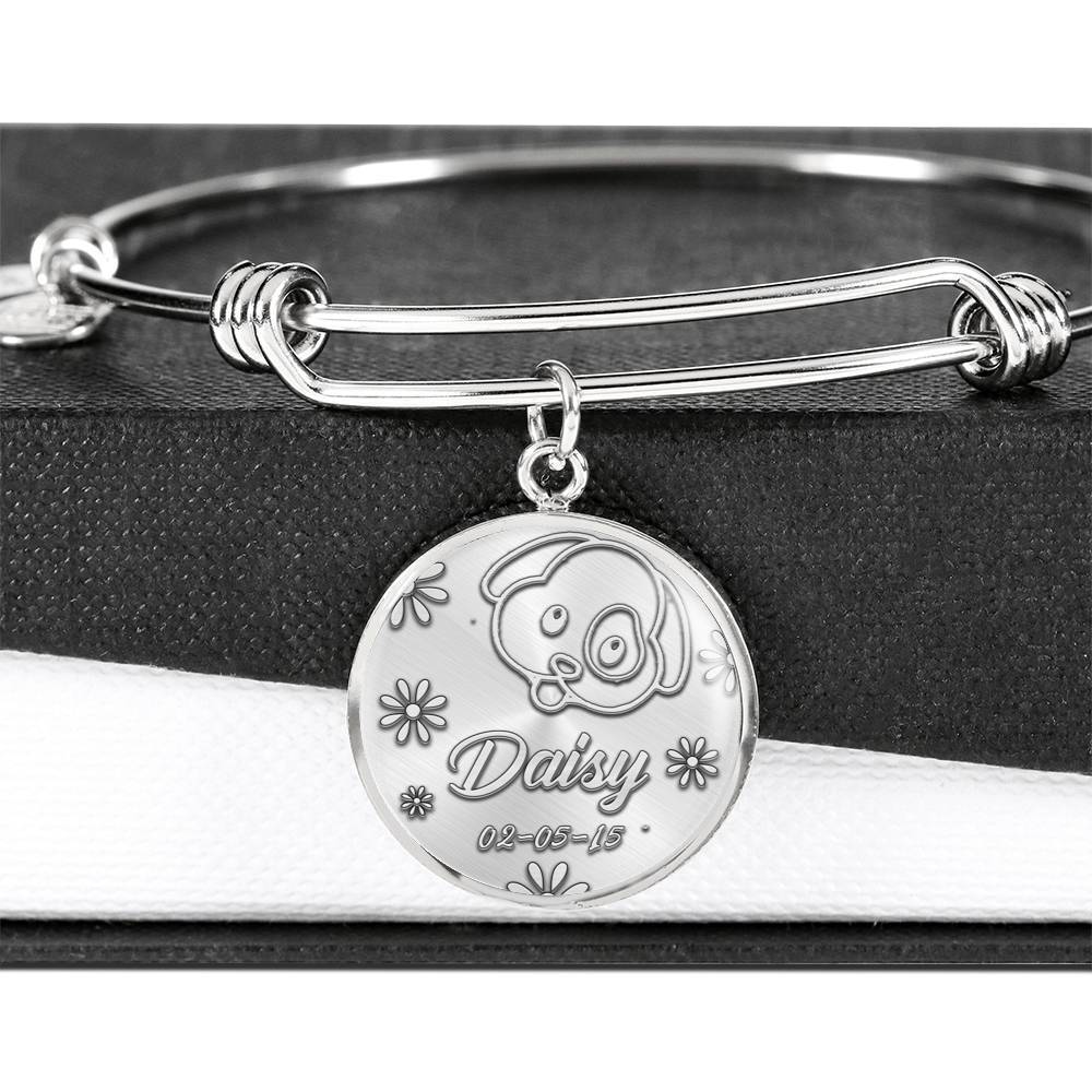 Pet Memorial Silver Bracelet