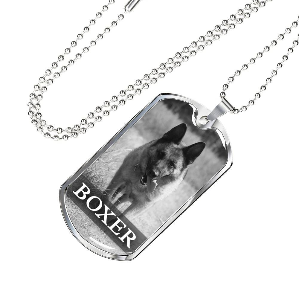 Pet Name And Image Necklace For Pet Lover