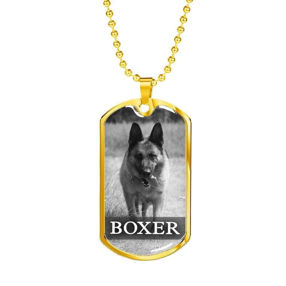 Pet Name And Image Necklace For Pet Lover