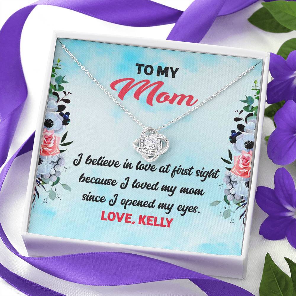 Jewelry "To My Mom I Love You" Customized Pendant