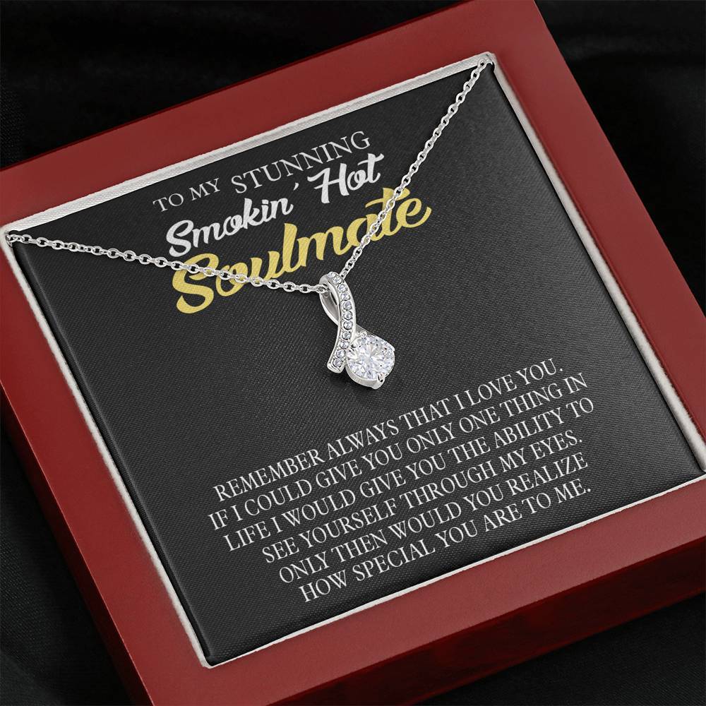 Jewelry Mahogany Style Luxury Box To My Stunning Smokin Hot Soulmate You Are Special To Me Alluring Beauty Necklace