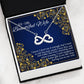 "To My Wife I Love You So Much" Infinity Love Necklace With Message of Love