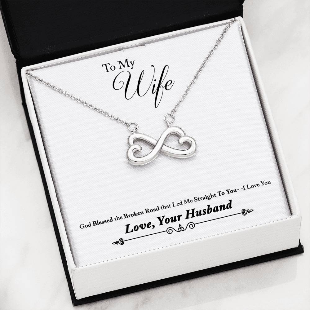 To My Wife Infinity Love Pendant