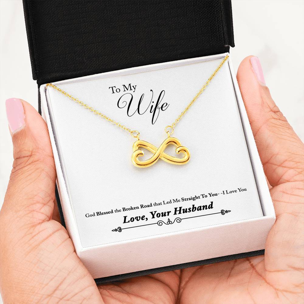 To My Wife Infinity Love Pendant