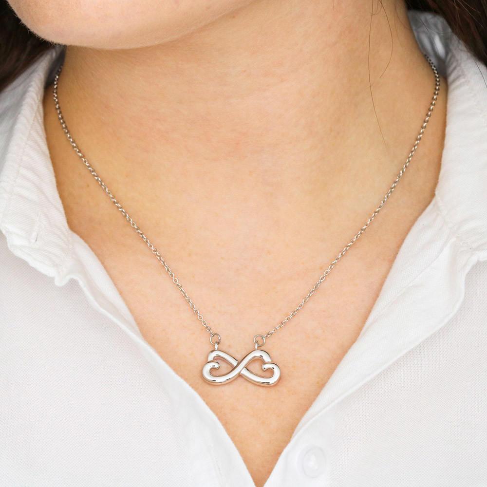"To My Wife Love You Always & Forever" Infinity Love Necklace