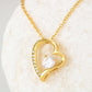 "To My Wife You Are The Best Gift Given By God To Me" 18k Gold Finish Necklace