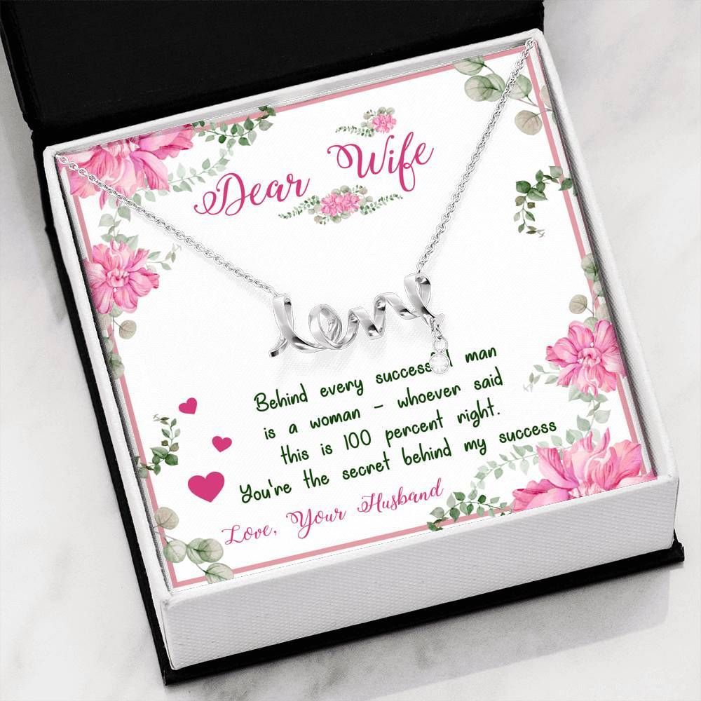 Unique Love Necklace For Wife Gift Her Something Special
