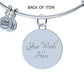 Love You Mom Silver Bracelet