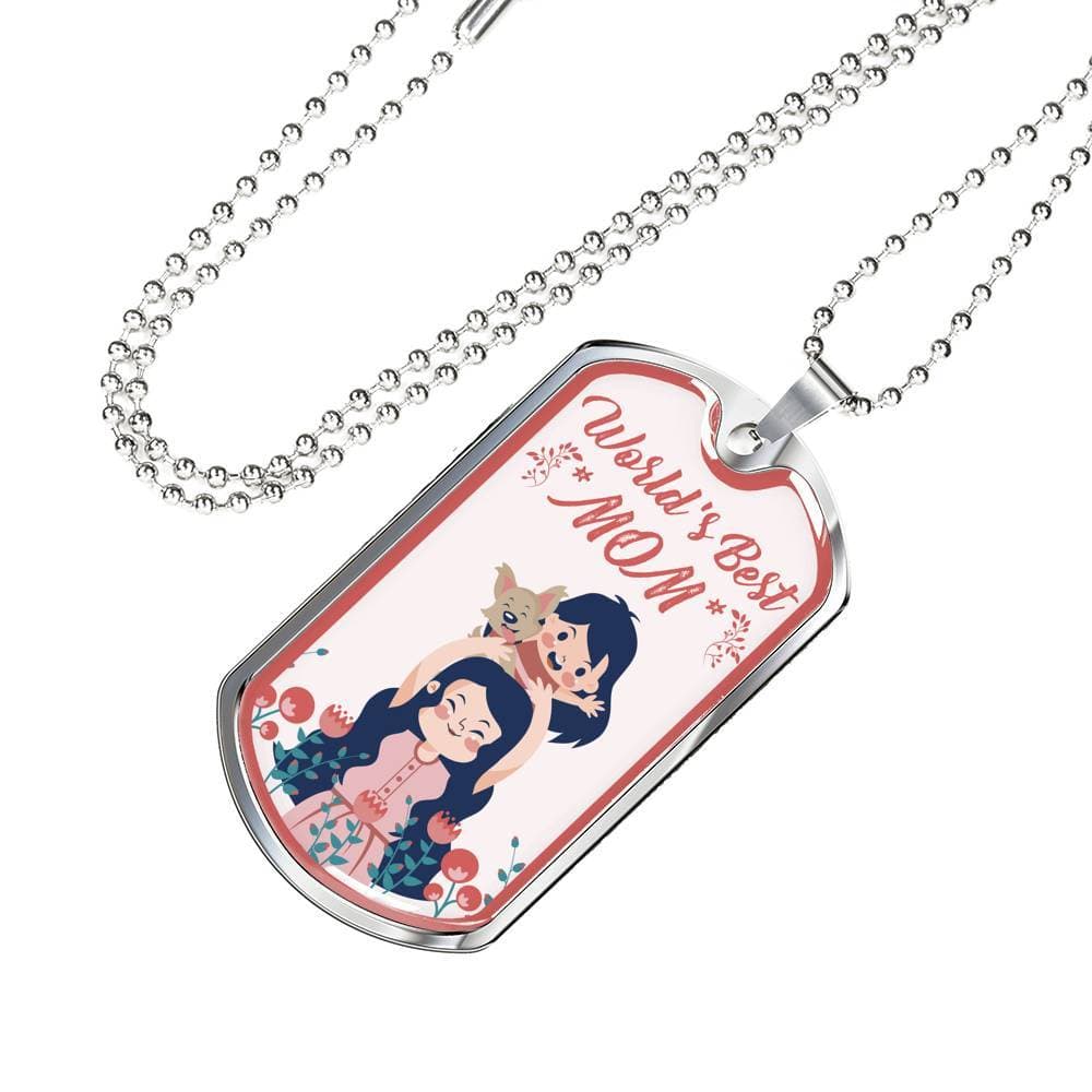 World Best Mom Necklace