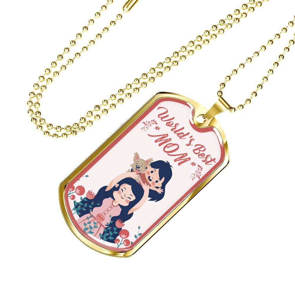 World Best Mom Necklace