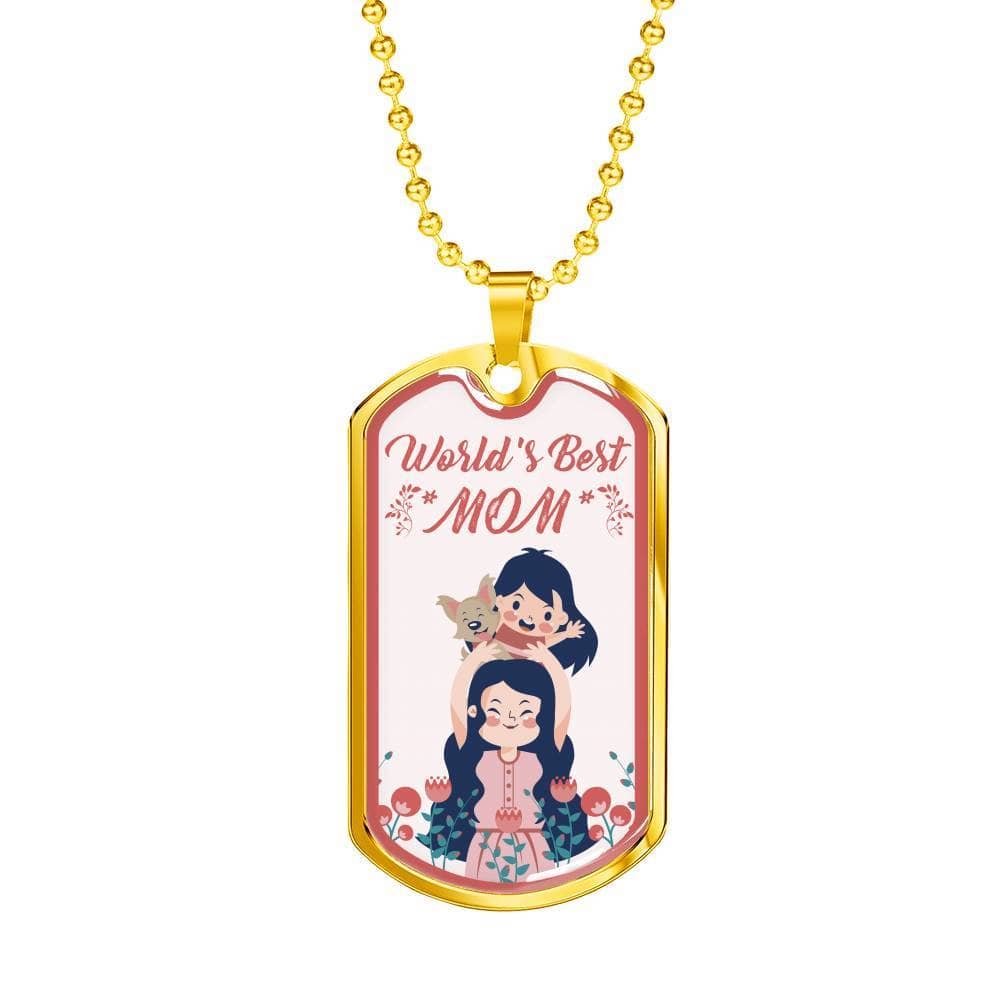 World Best Mom Necklace