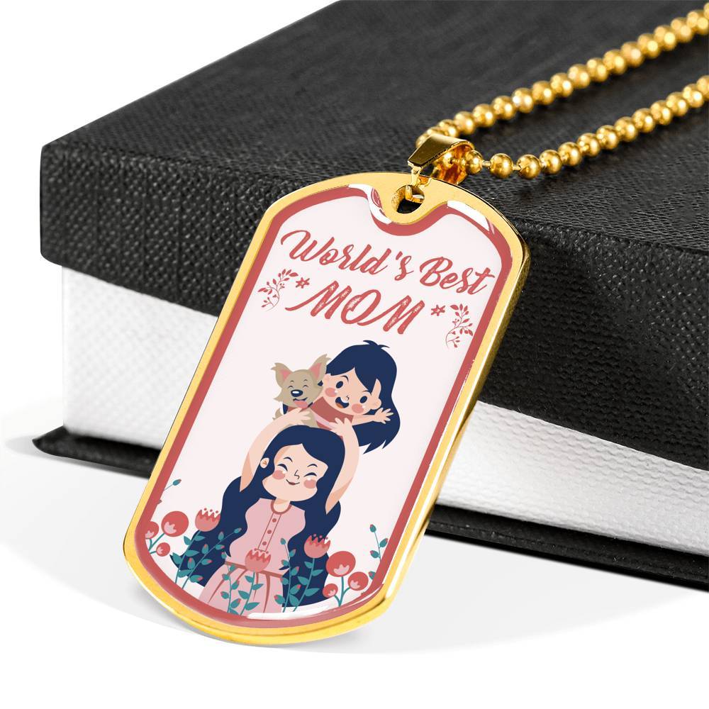 World Best Mom Necklace