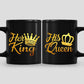 Mugs Black King And Queen Coffee Mugs For Couples