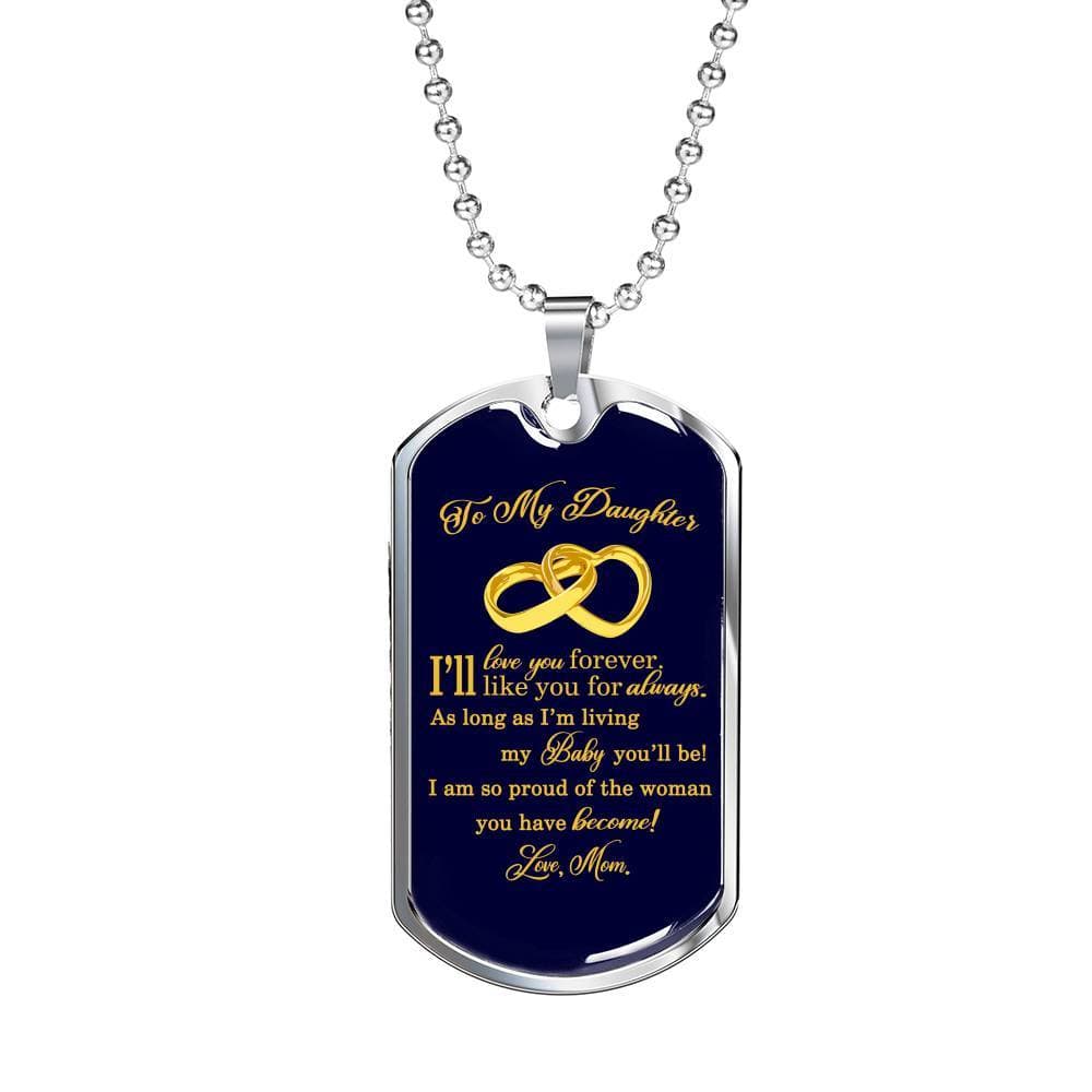 Mom And Daughter Love Necklace