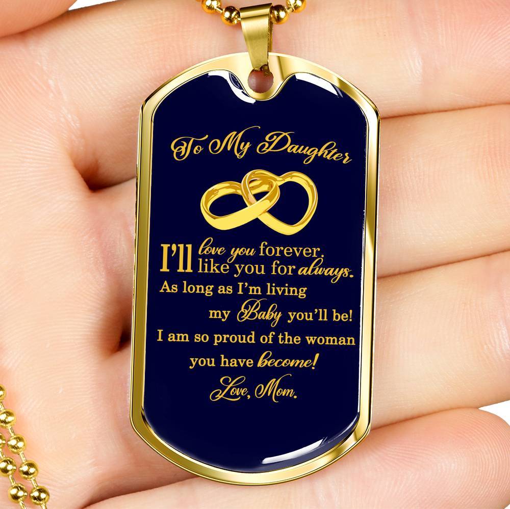 Mom And Daughter Love Necklace