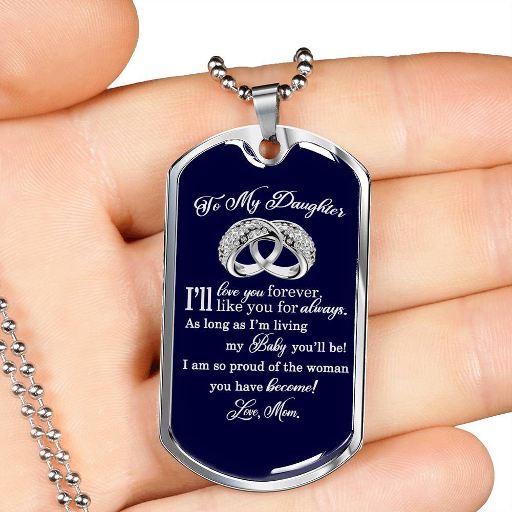 Proud Of You My Baby "Love Mom" Necklace For Women