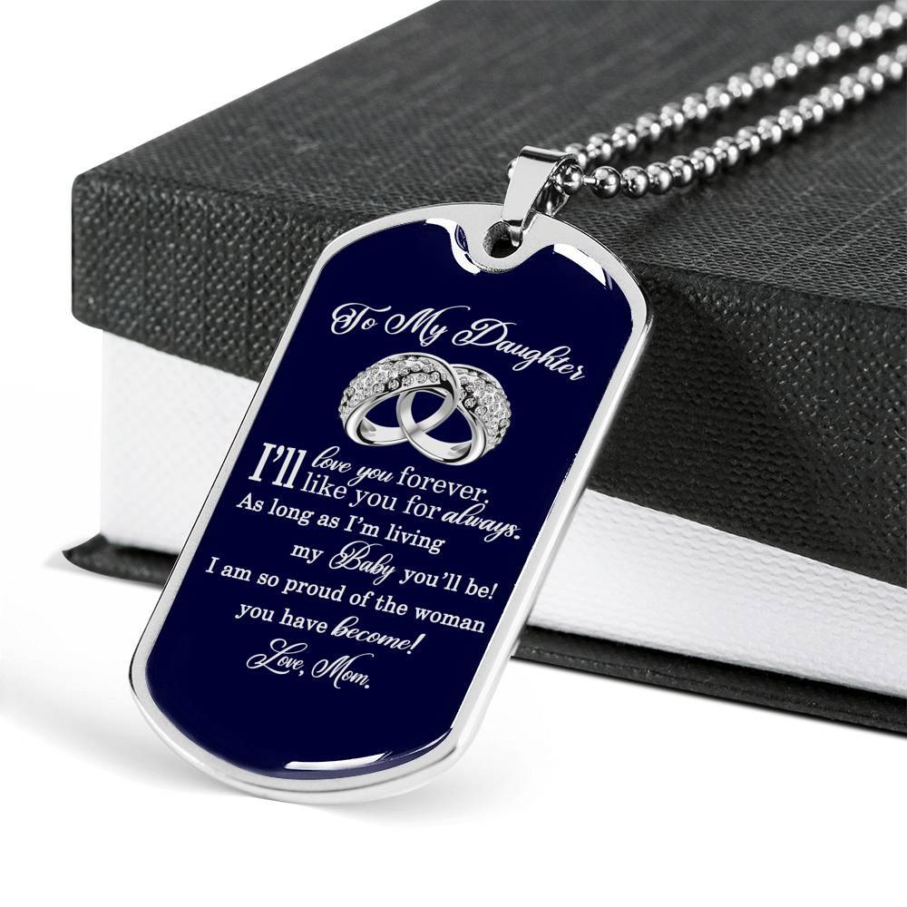 Proud Of You My Baby "Love Mom" Necklace For Women