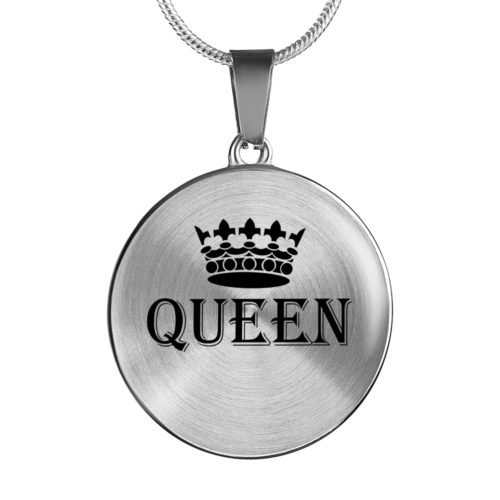 Luxury Round Shaped Adjustable QUEEN Necklace