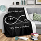 Personalized Blanket Infinity Love Personalized Blanket