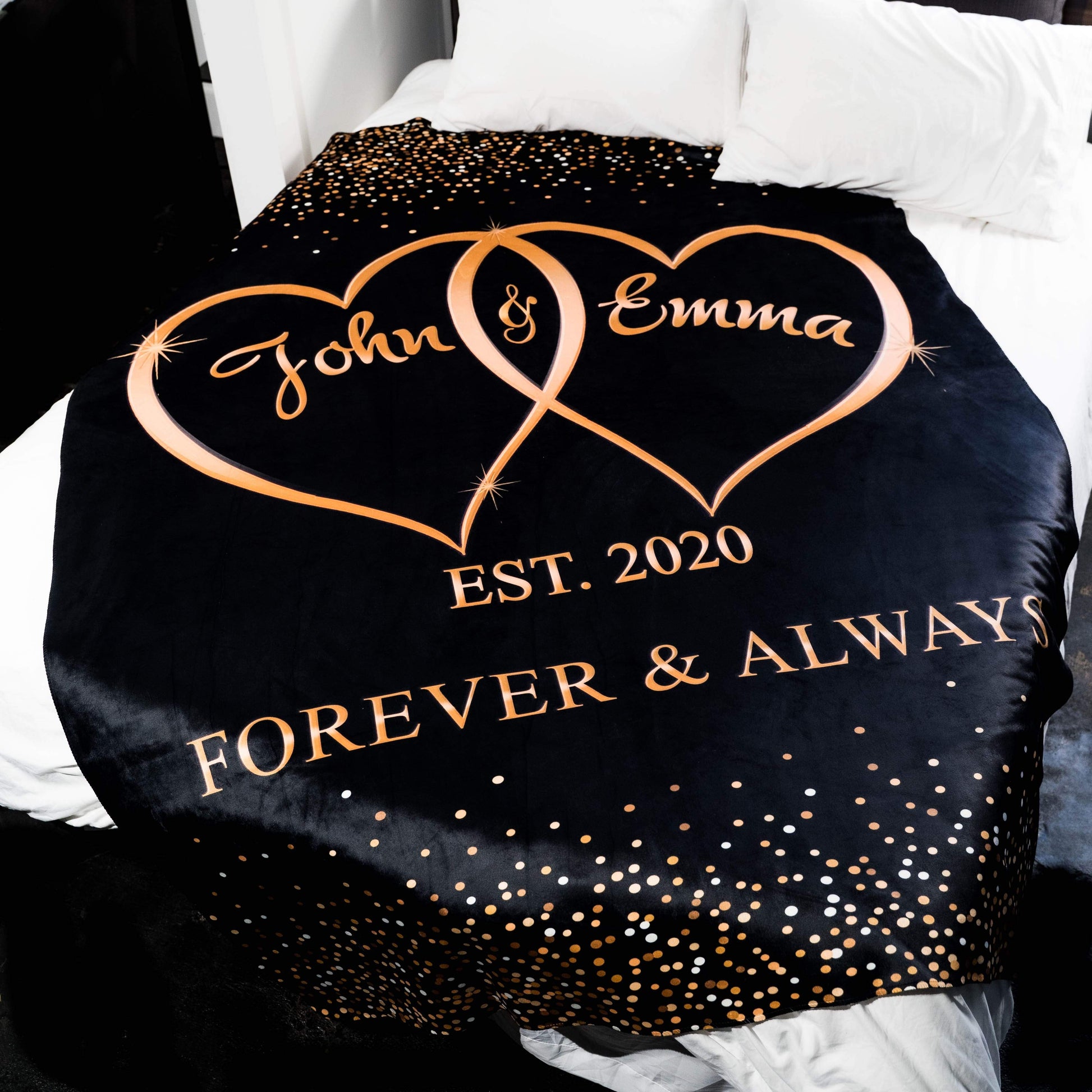 Personalized Blanket for Couples