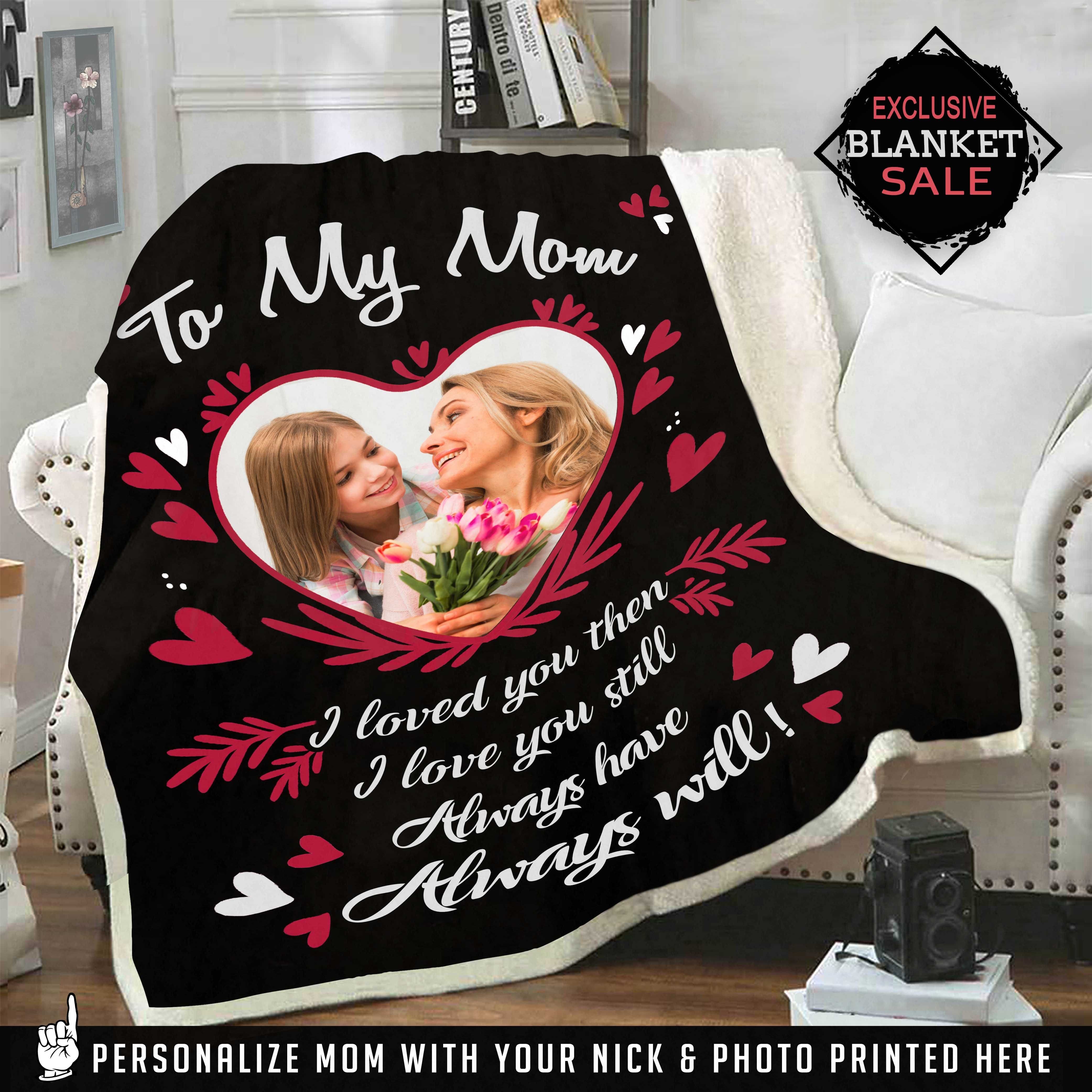 Personalized Blanket for Mom Couple Desires