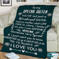 Personalized Blanket To My Special Sister I Love You Blanket