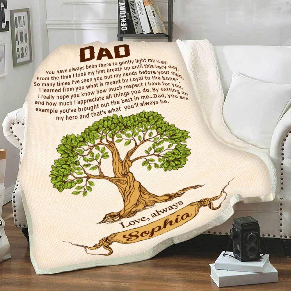 Personalized Blanket You Have Always Been There Customized Blanket For Dad