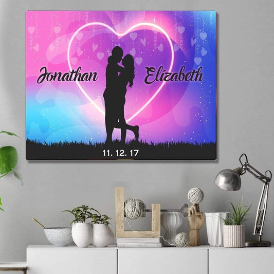 Custom Canvas Wall Art - Made For Each Other