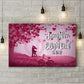 Personalized Love Tree Custom Canvas Wall Art