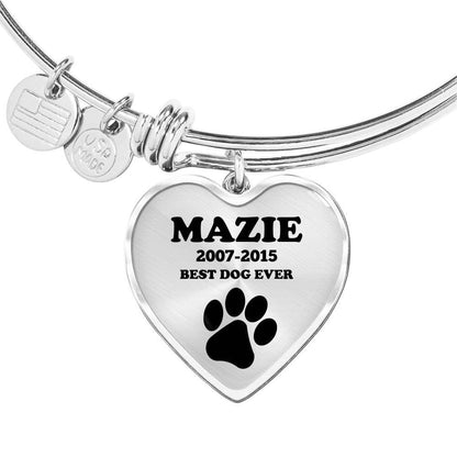 Best Dog Lover Bracelets In Heart Shape