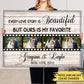 Street Sign Canvas Our Love Story - Personalized Custom Photo Canvas - Gifts For Couples