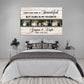 Street Sign Canvas Our Love Story - Personalized Custom Photo Canvas - Gifts For Couples