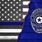 Thin Blue Line Flag - Personalized Canvas